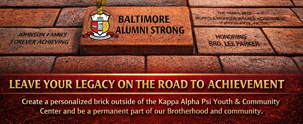 Kappa Alpha Psi legacy brick campaign