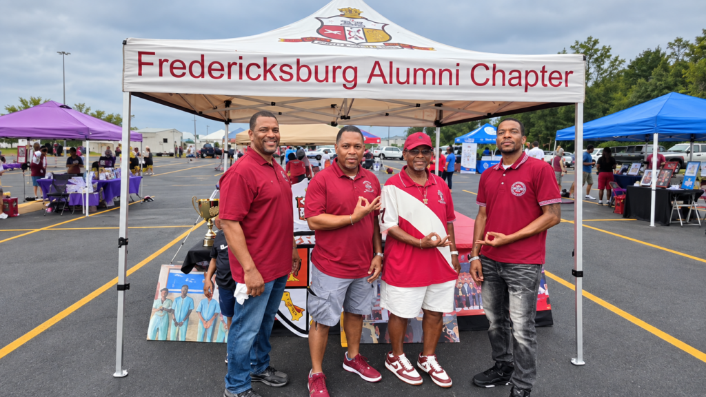 Fredericksburg Alumni Chapter Booth