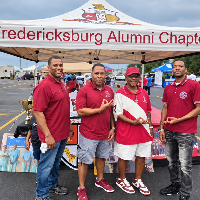Fredericksburg Alumni Chapter Booth